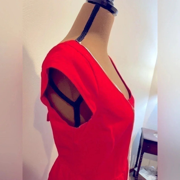 American eagle size 6 red dress - Picture 2 of 6